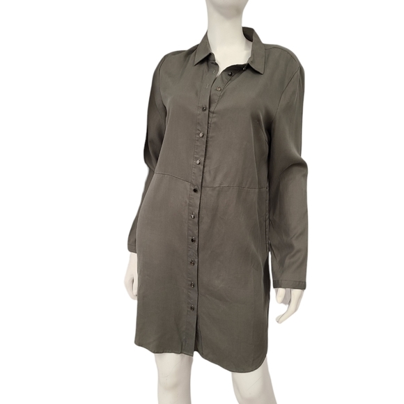 Charlie Paige Gray Tunic sz Medium - Picture 2 of 10